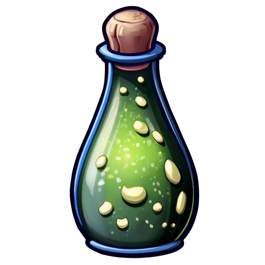 Sparkling Potion Bottle Png 33