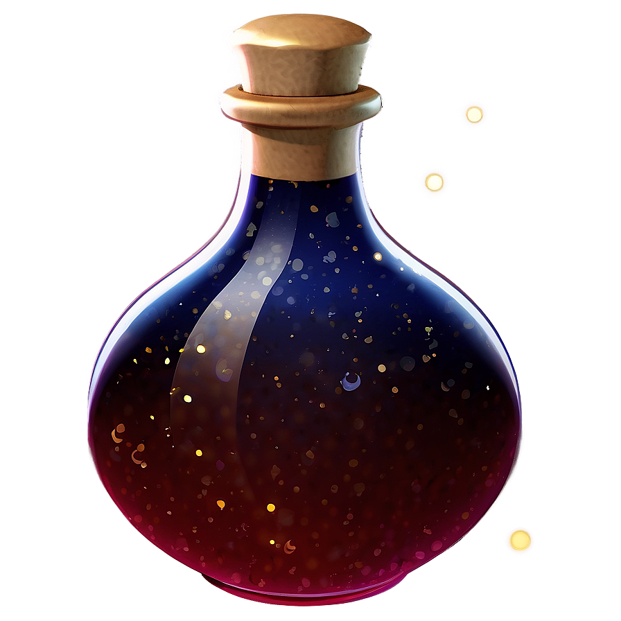 Sparkling Potion Bottle Png Vbw60