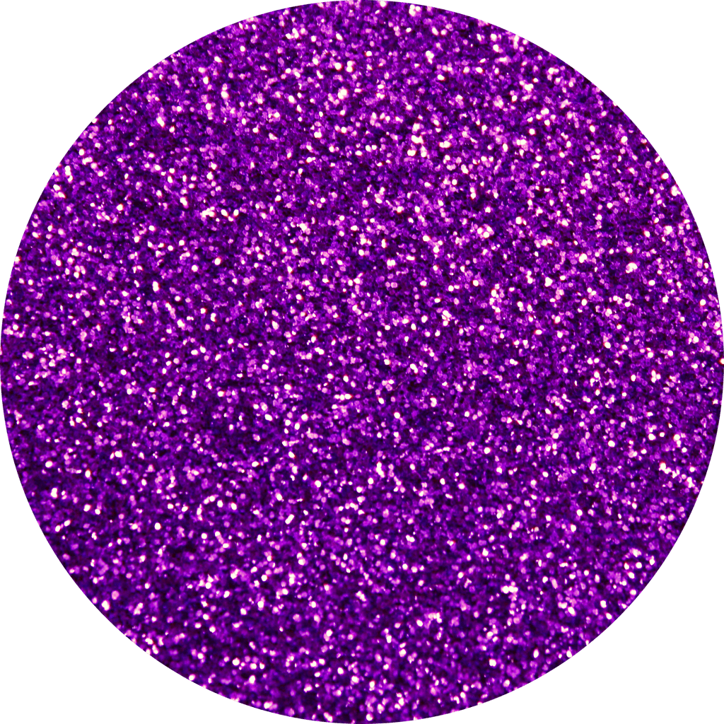 Sparkling Purple Glitter Circle