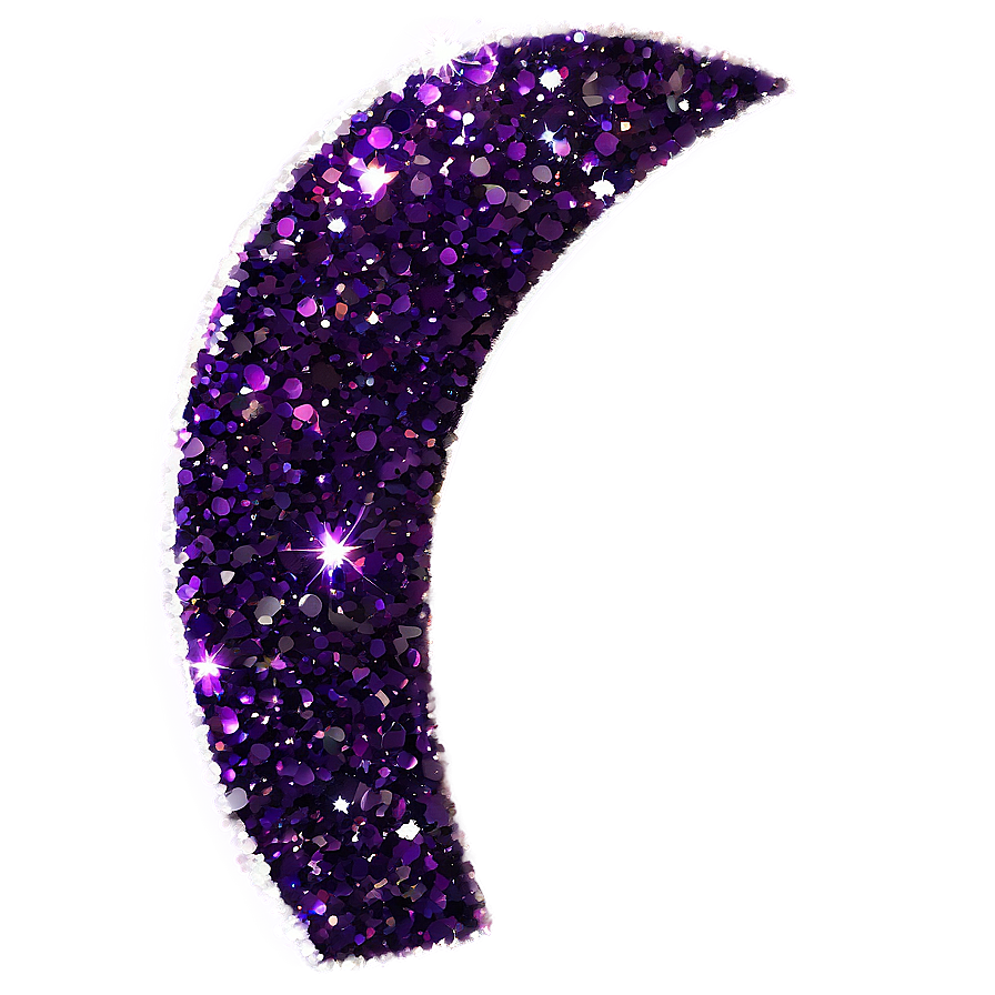 Sparkling Purple Glitter Png Bof32