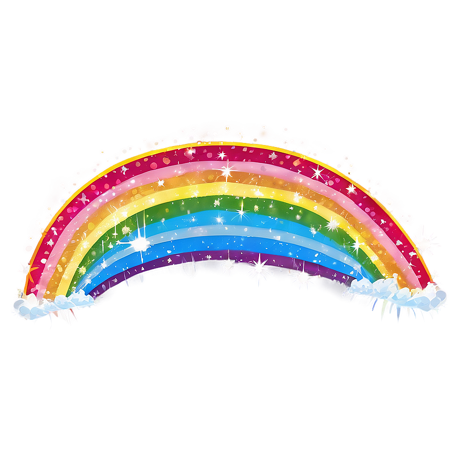 Sparkling Rainbow Png 91