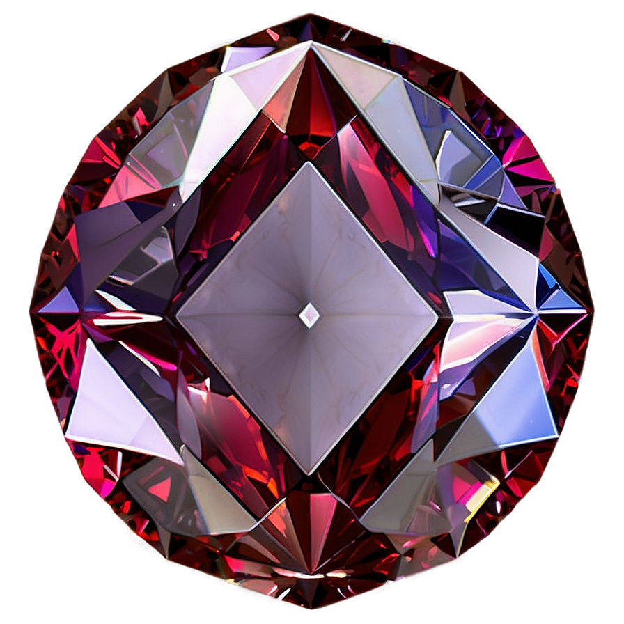 Sparkling Red Crystal Png 06242024