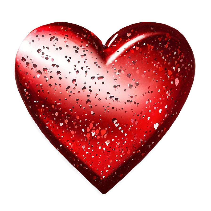 Sparkling Red Heart Png 99