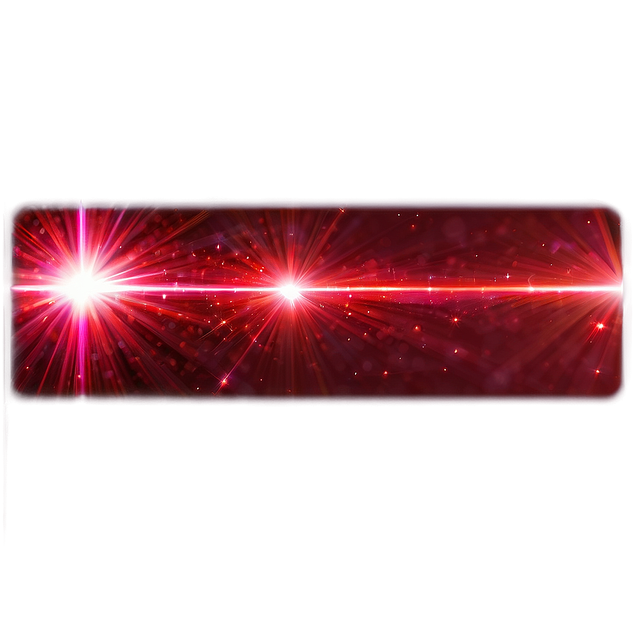 Sparkling Red Lens Flare Png 26