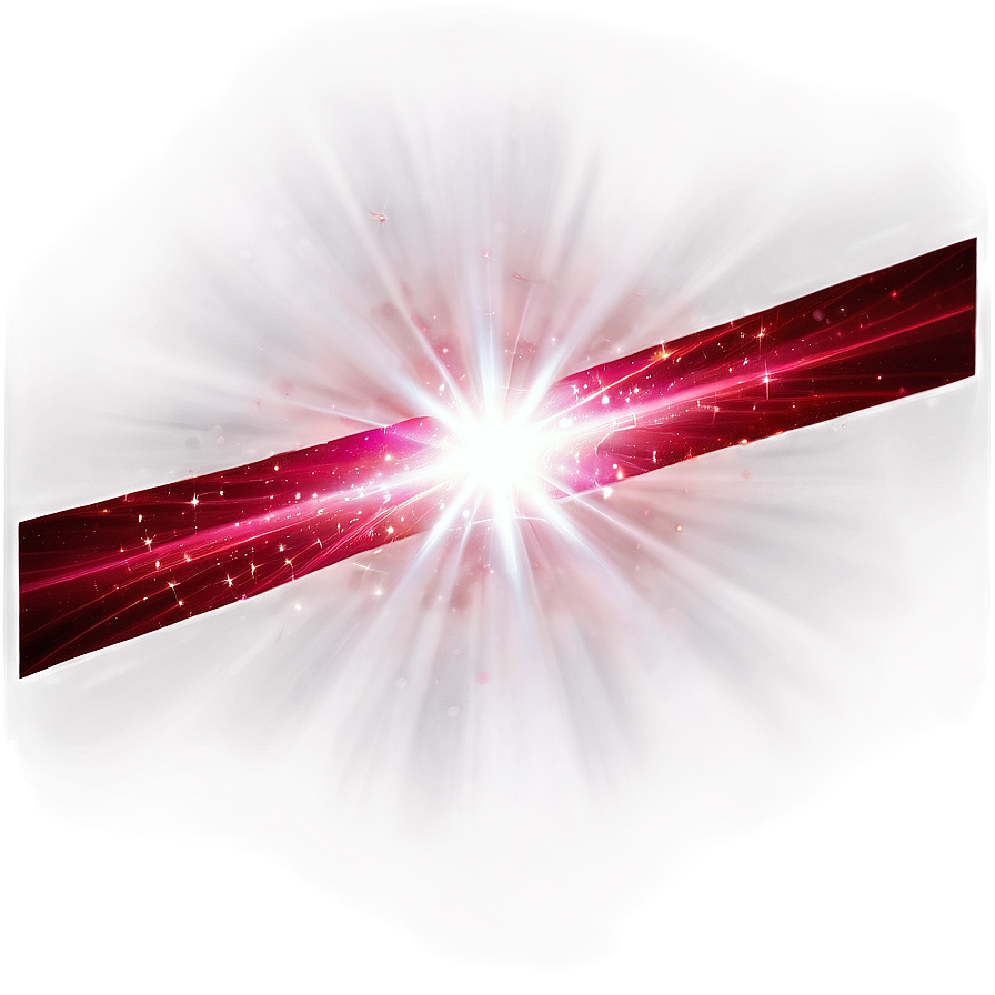 Sparkling Red Lens Flare Png Atm