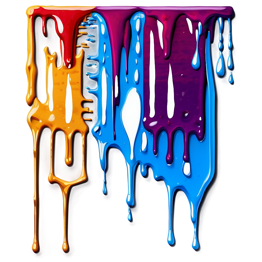 Sparkling Spray Paint Drip Png Dwq5