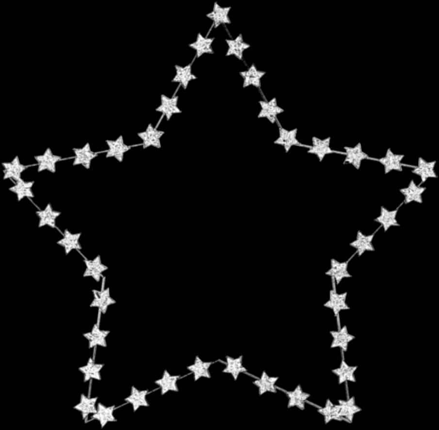 Sparkling Star Border Design