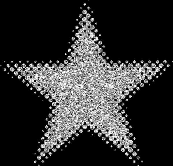 Sparkling Star Glitter Texture