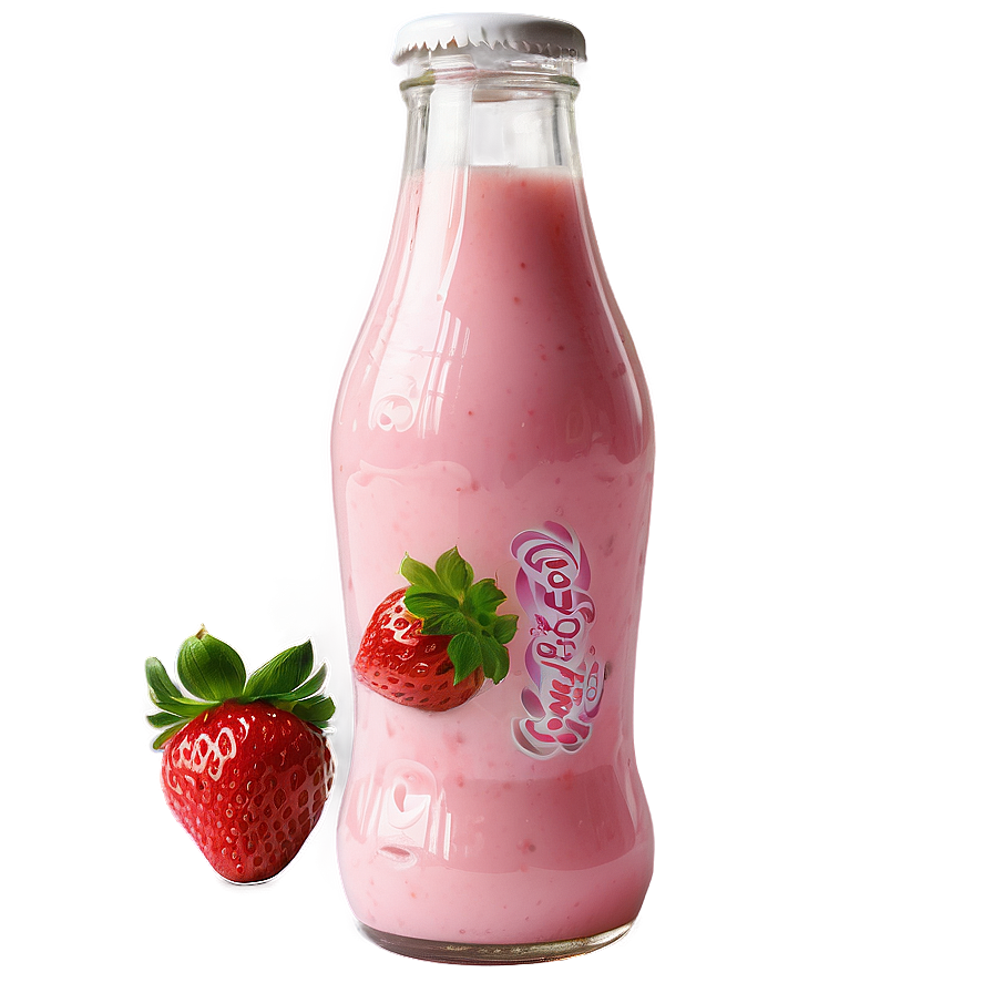 Sparkling Strawberry Milk Png 06252024