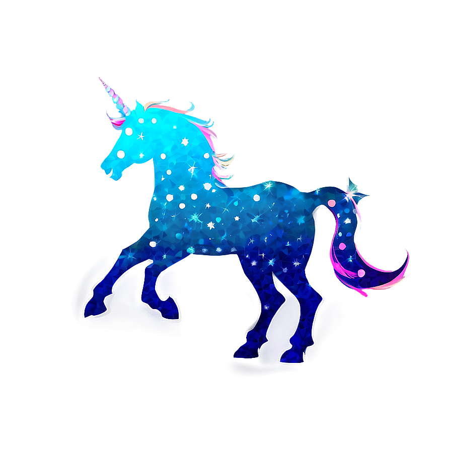 Sparkling Unicorn Silhouette Png 48