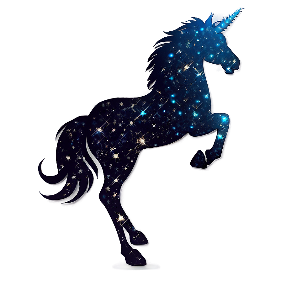 Sparkling Unicorn Silhouette Png Fsi68