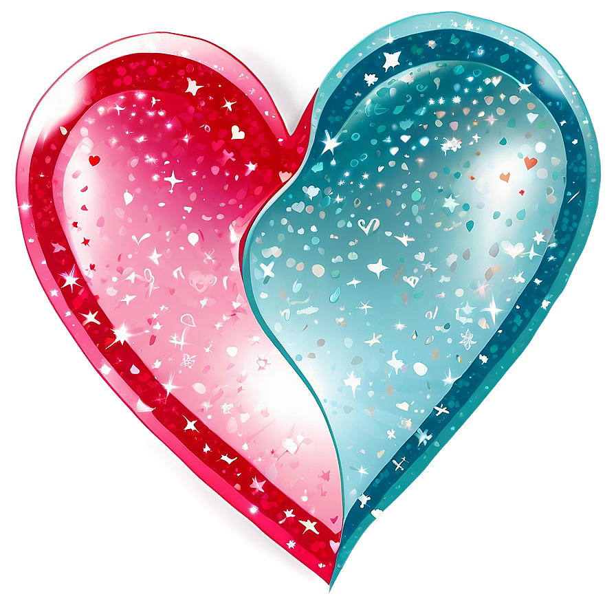 Sparkling Valentine Heart Png Vrn