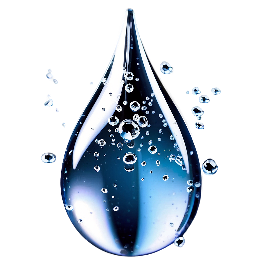 Sparkling Water Drop Closeup Png Ntp