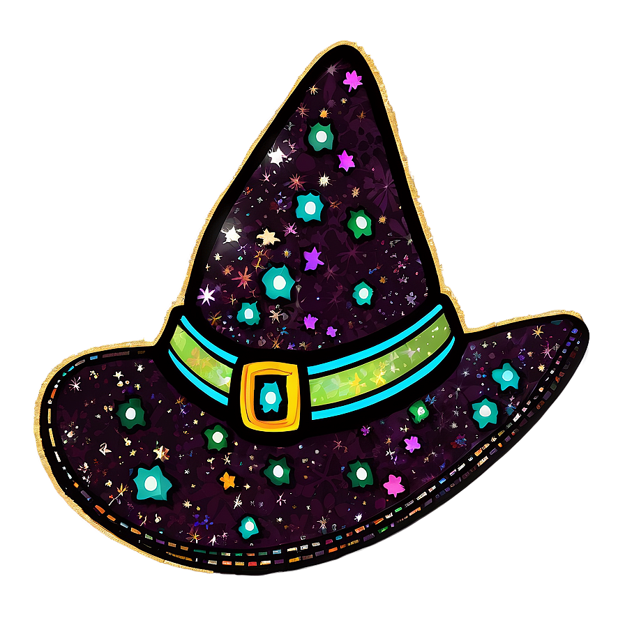 Sparkling Witches Hat Png Ihi