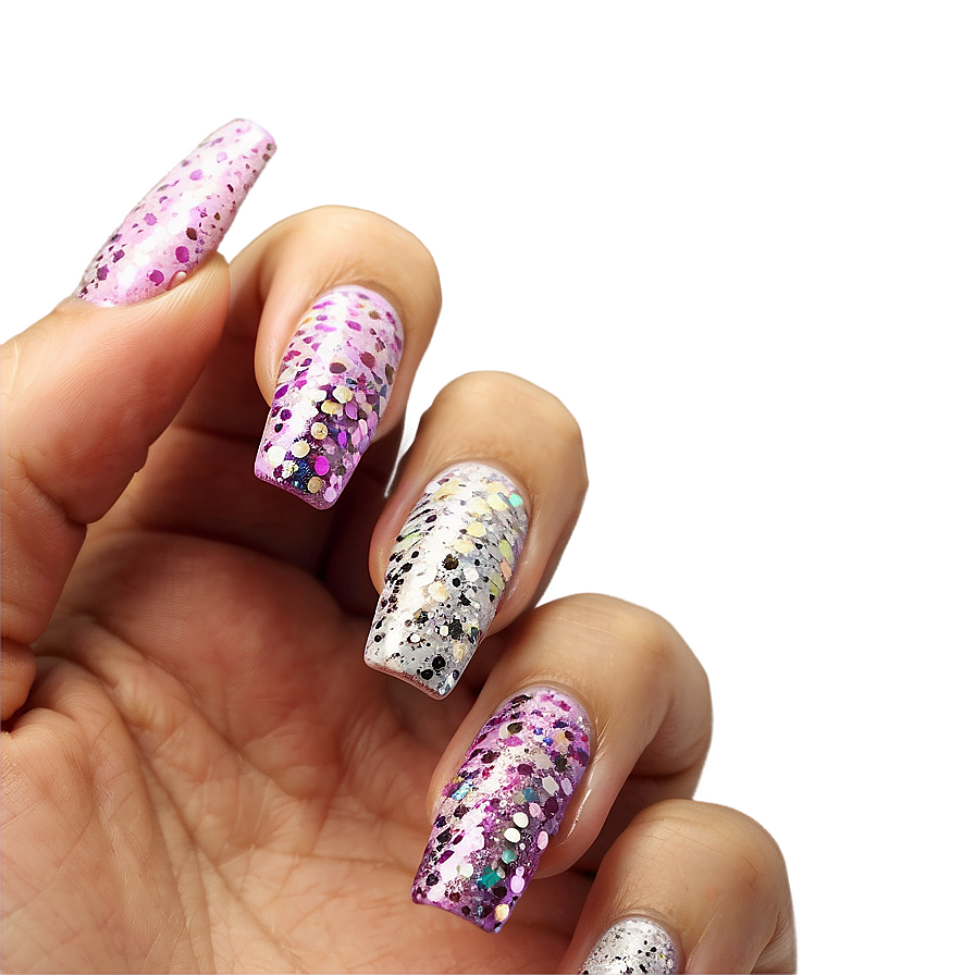 Sparkly Acrylic Nails Designs Png Jfd59