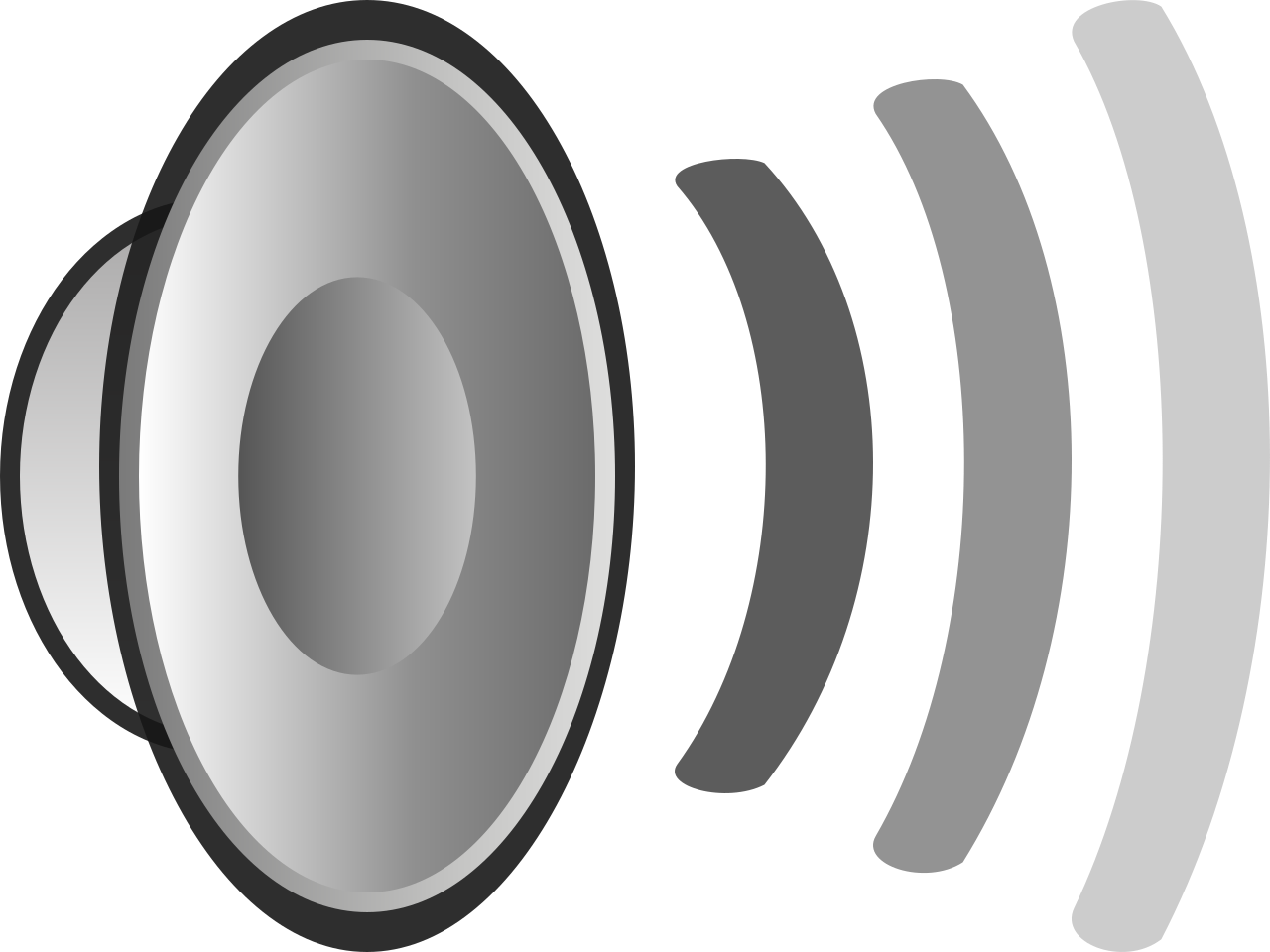 Speaker Sound Waves Icon