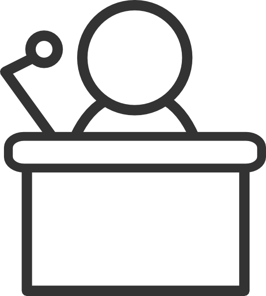 Speakerat Podium Icon