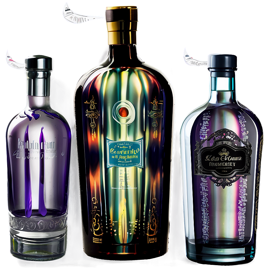 Specialty Infused Liquor Bottle Png 50