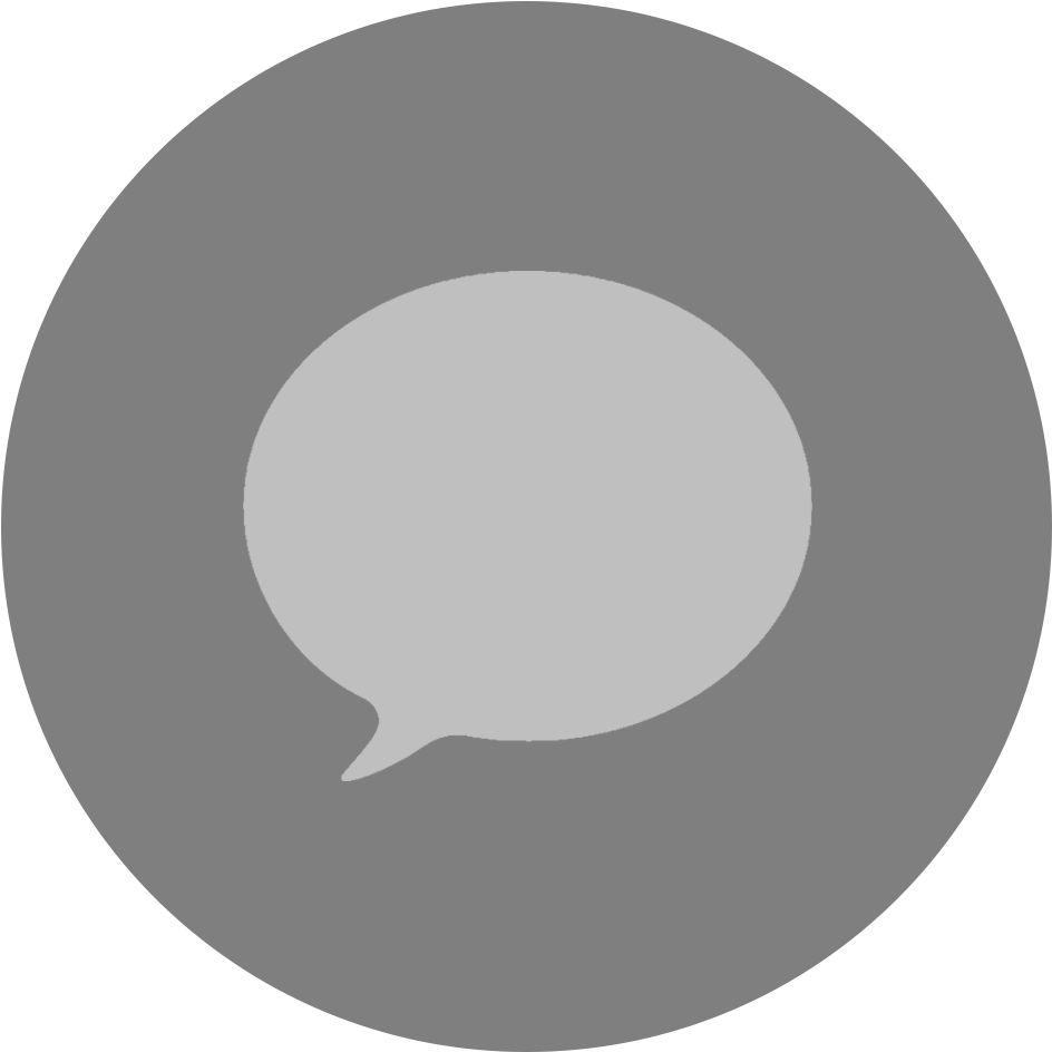 Speech Bubble Icon Black