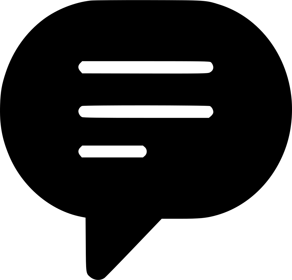 Speech Bubble Icon Graphic