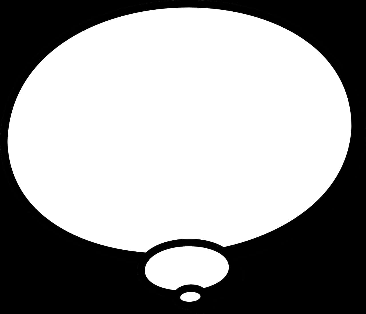 Speech Bubble Outline