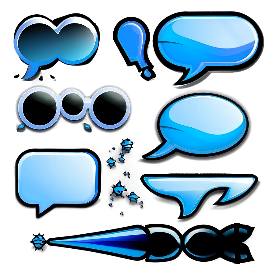 Speech Bubble Shapes Png 06112024