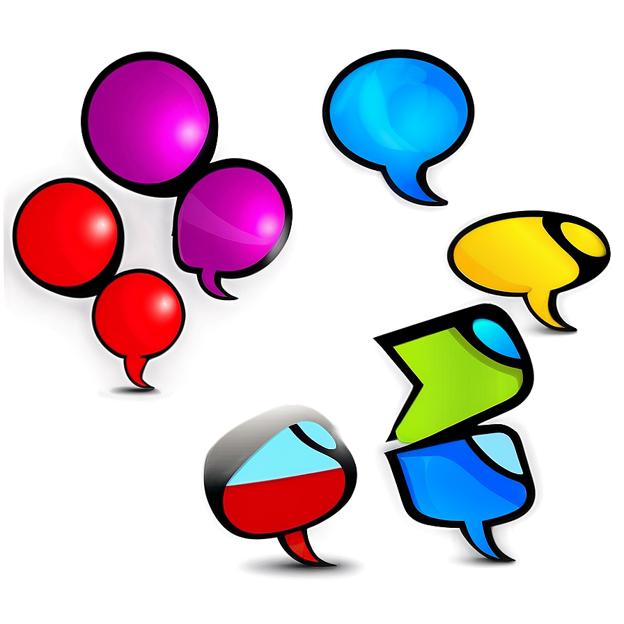 Speech Bubble Shapes Png 6