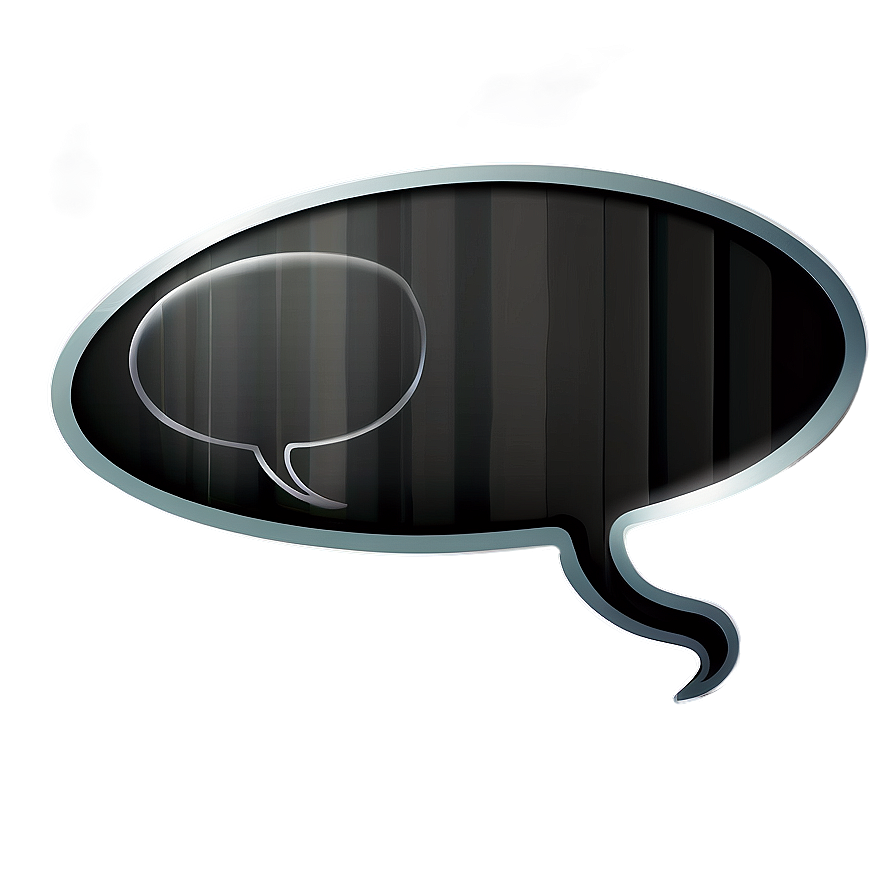 Speech Bubble With Tail Png Kcy