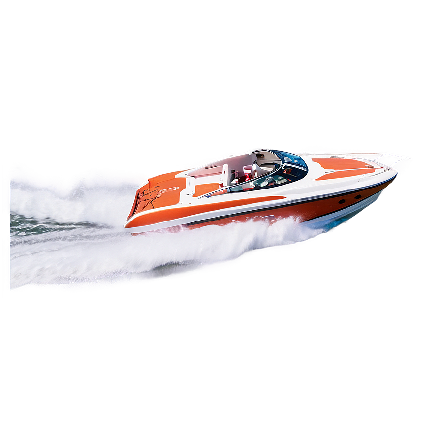 Speed Boat Jumping Waves Png 80