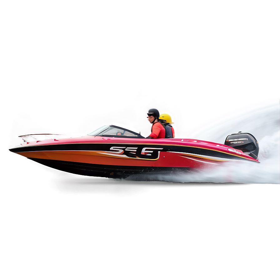 Speed Boat With People Png Bnr74