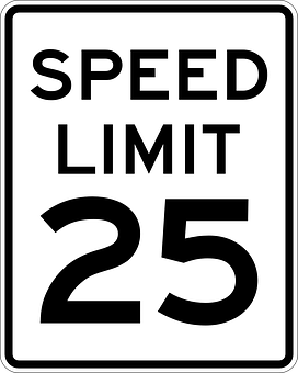 Speed Limit25 Sign