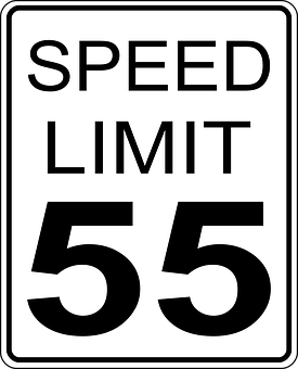 Speed Limit55 Sign