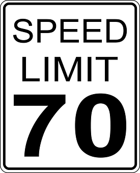 Speed Limit70 Sign