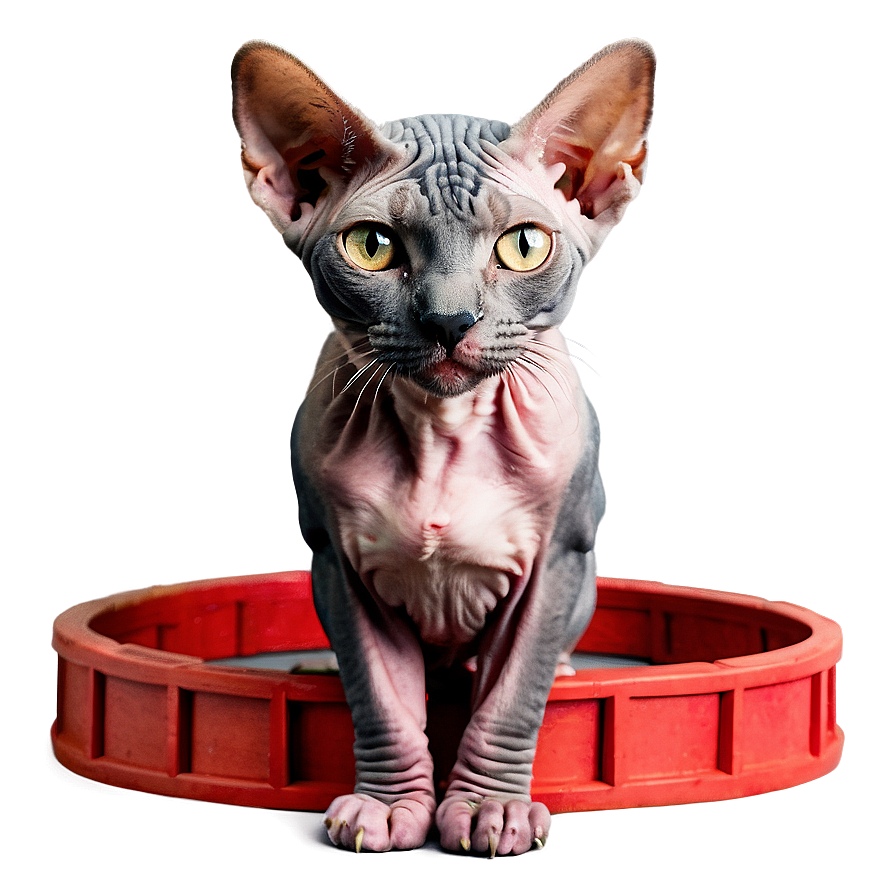 Sphynx Cat In A Box Png 06292024