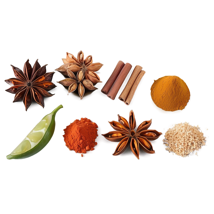 Spice Infusion Ingredients Png 06252024