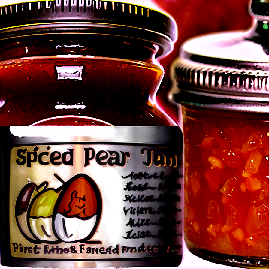 Spiced Pear Jam Png 8