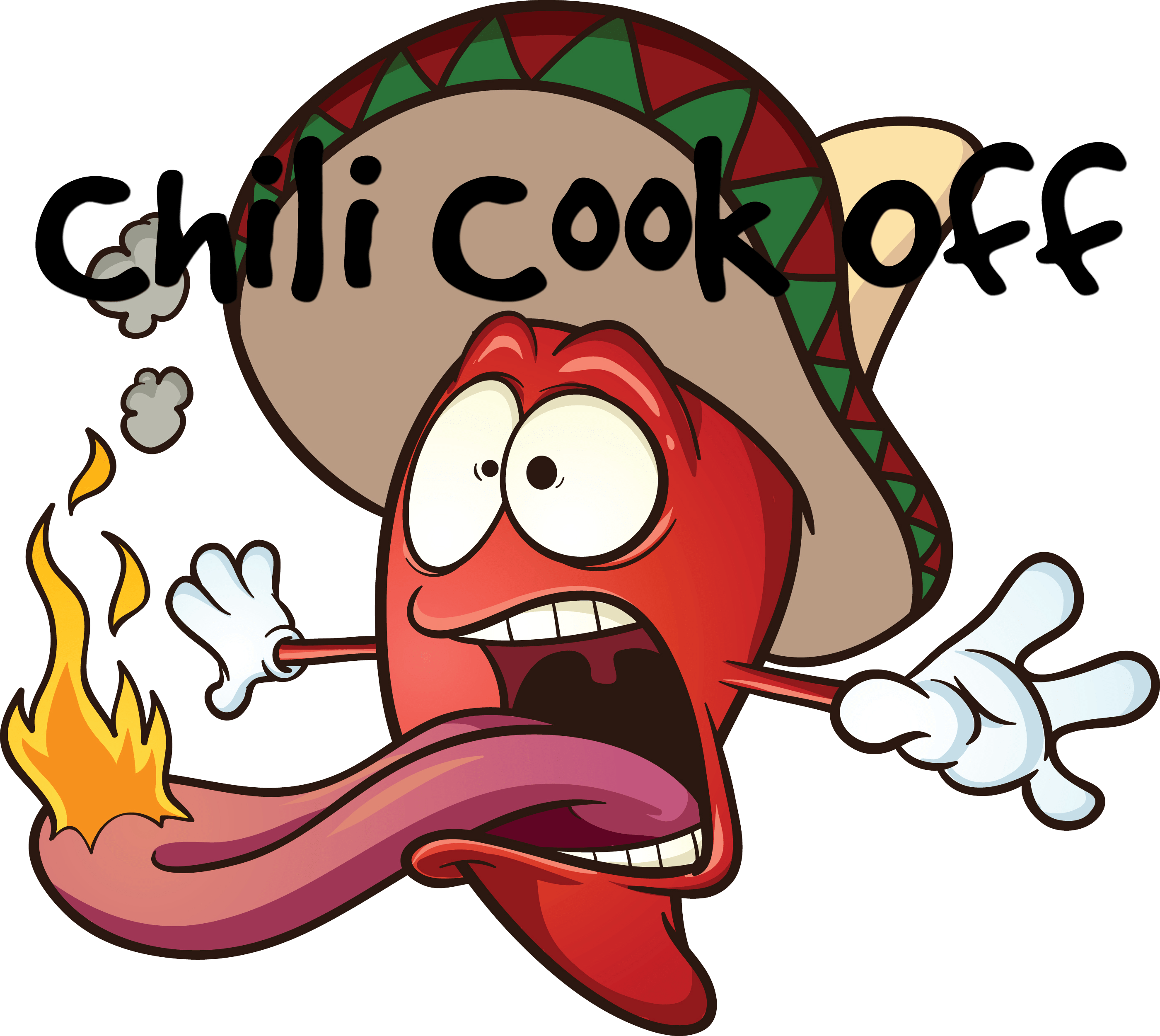 Spicy Chili Cookoff Cartoon