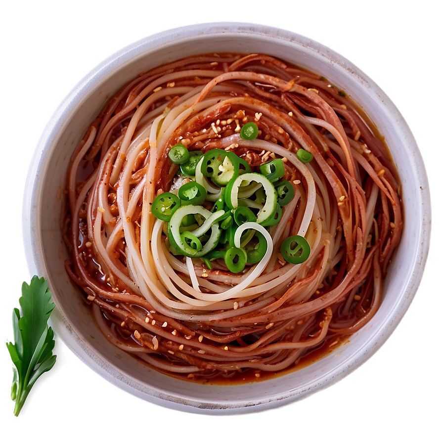 Spicy Korean Cold Noodles Png Odf56