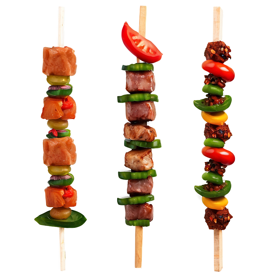 Spicy Meat Skewers Png Lkw2