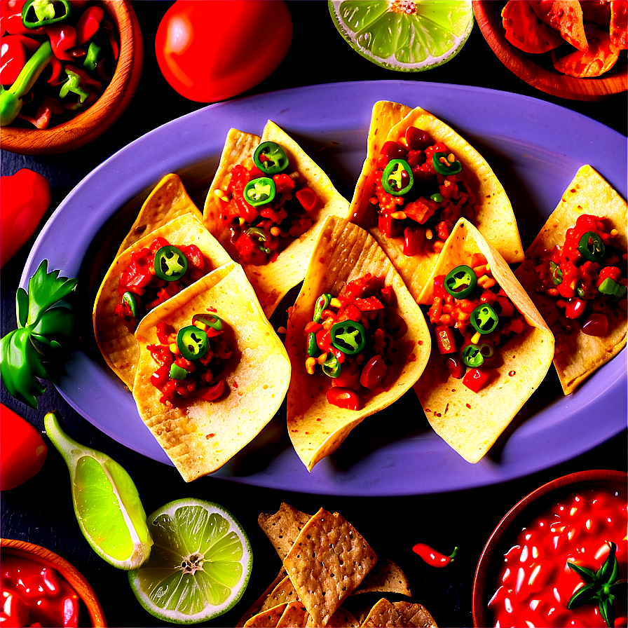 Spicy Nacho Platter Png 82