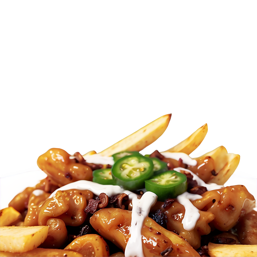 Spicy Poutine With Jalapenos Png 06252024