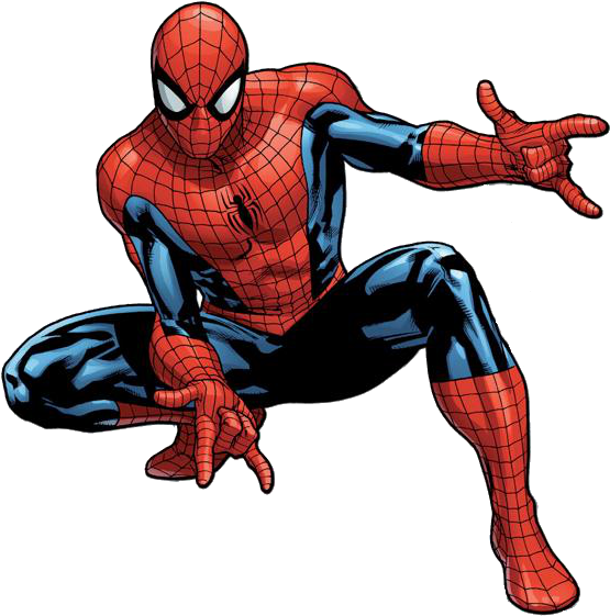 Spider Man_ Crouching_ Web Shooting_ Pose