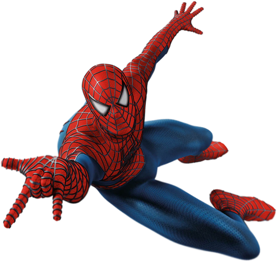 Spider Man Swinging Action Pose