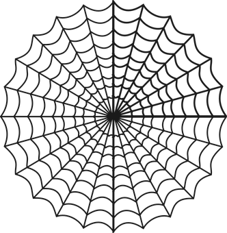 Spider Web Silhouette