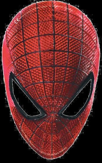 Spiderman Mask Closeup