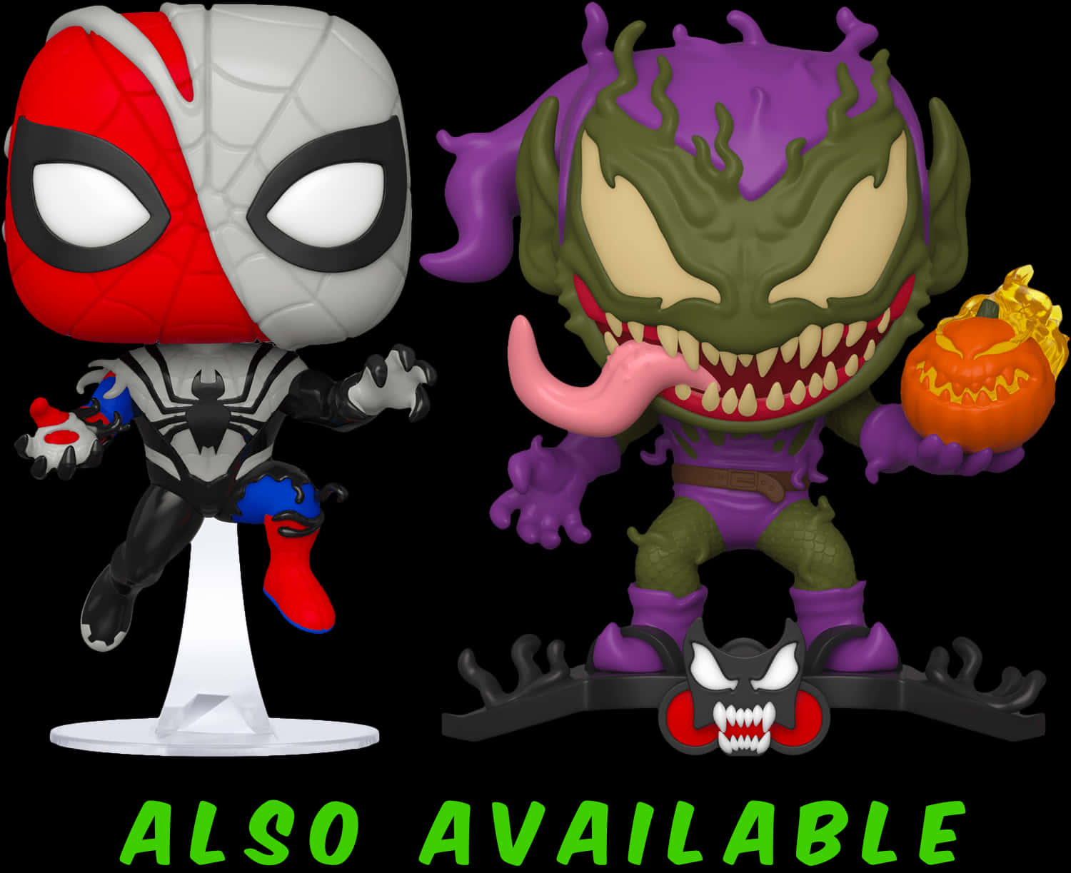 Spidermanand Green Goblin Funko Pop Figures