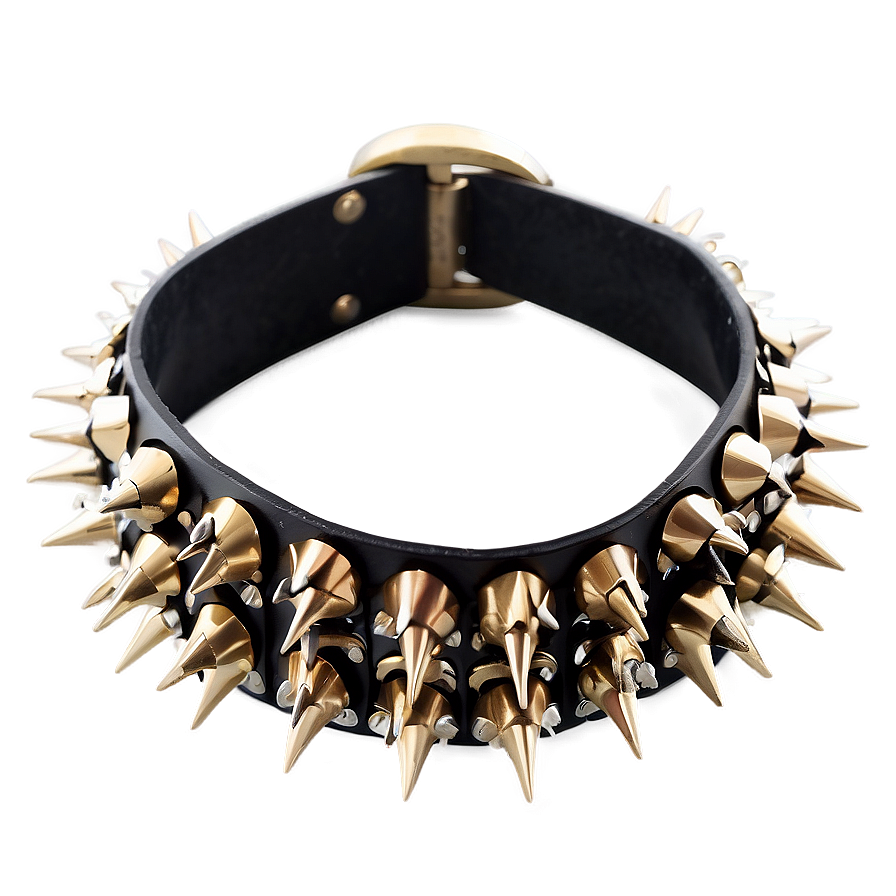 Spiked Choker For Special Occasions Png Pfs7