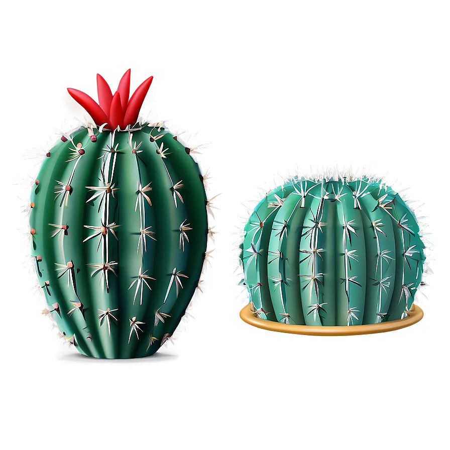 Spiky Cactus Emoji Png 5