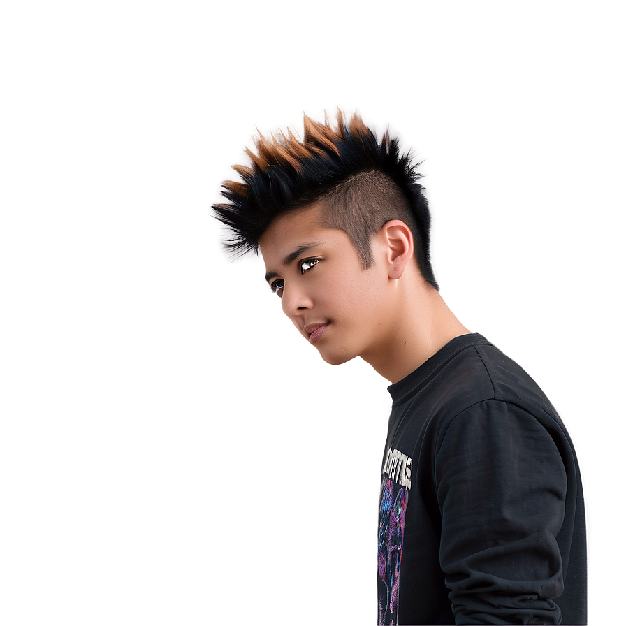 Spiky Hair Boy Png Wgm15