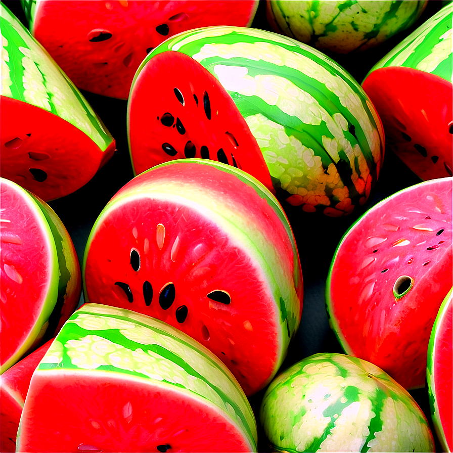 Spilled Watermelon Seeds Png 06272024